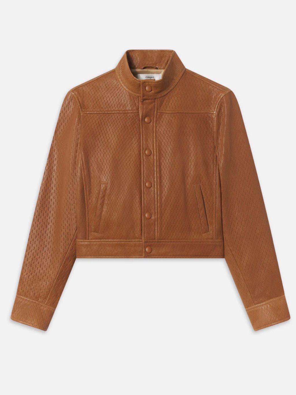 Frame Leather Trucker Jacket